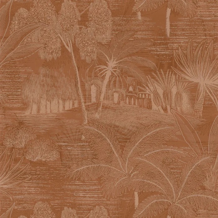 Baharia - Terre de sienne wallpaper | Bord Du Nil Wallpaper | Casamance