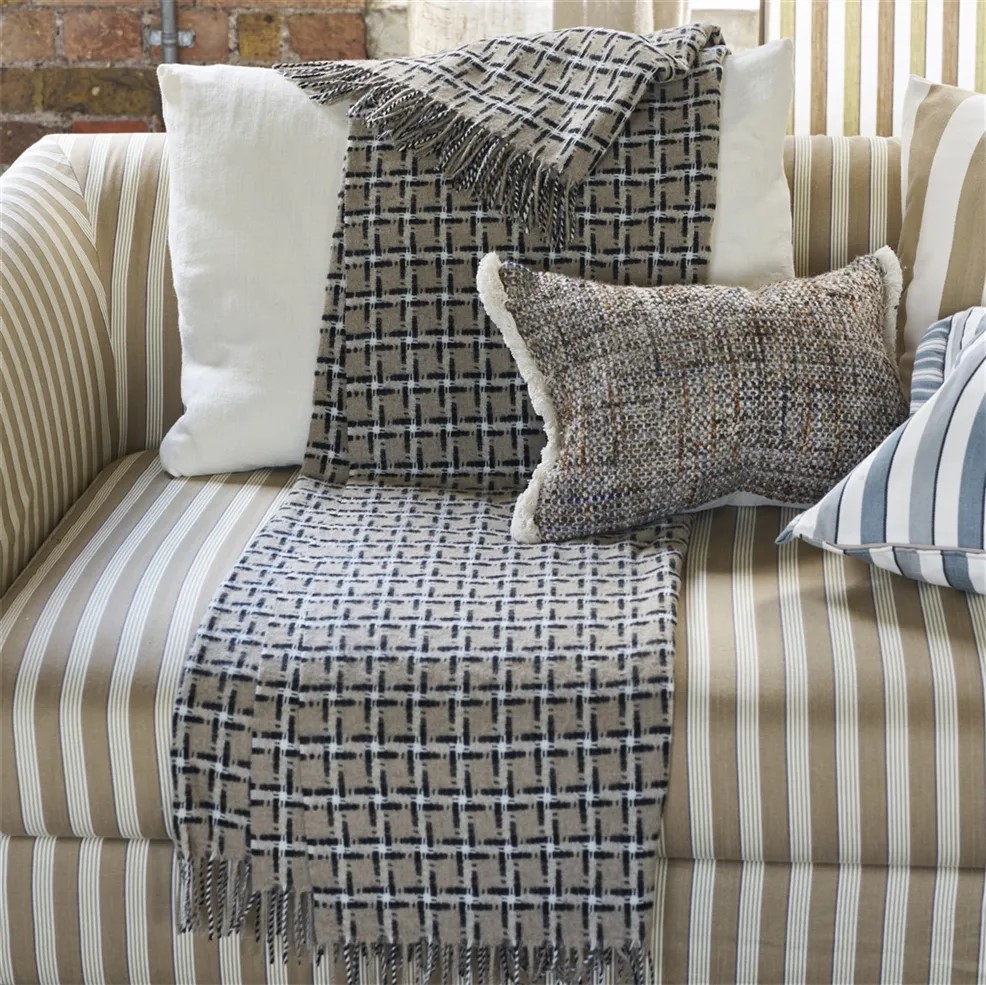 Clarendon Natural - Throw | Designer Throws
