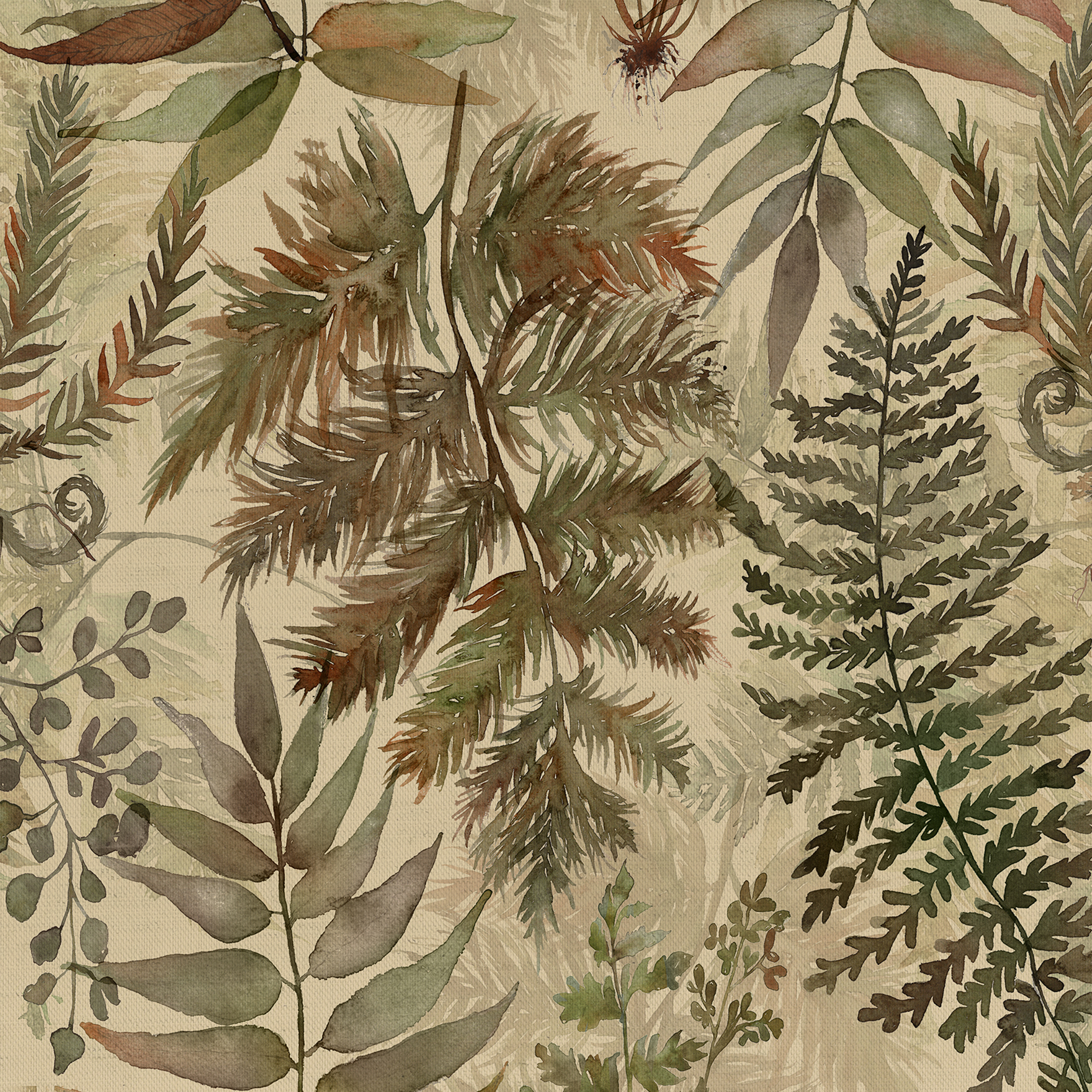 Photo inspiration: Botanical Patterned Textiles For Furniture Reference: Elowen Mulberry Fabric Botanical Stories