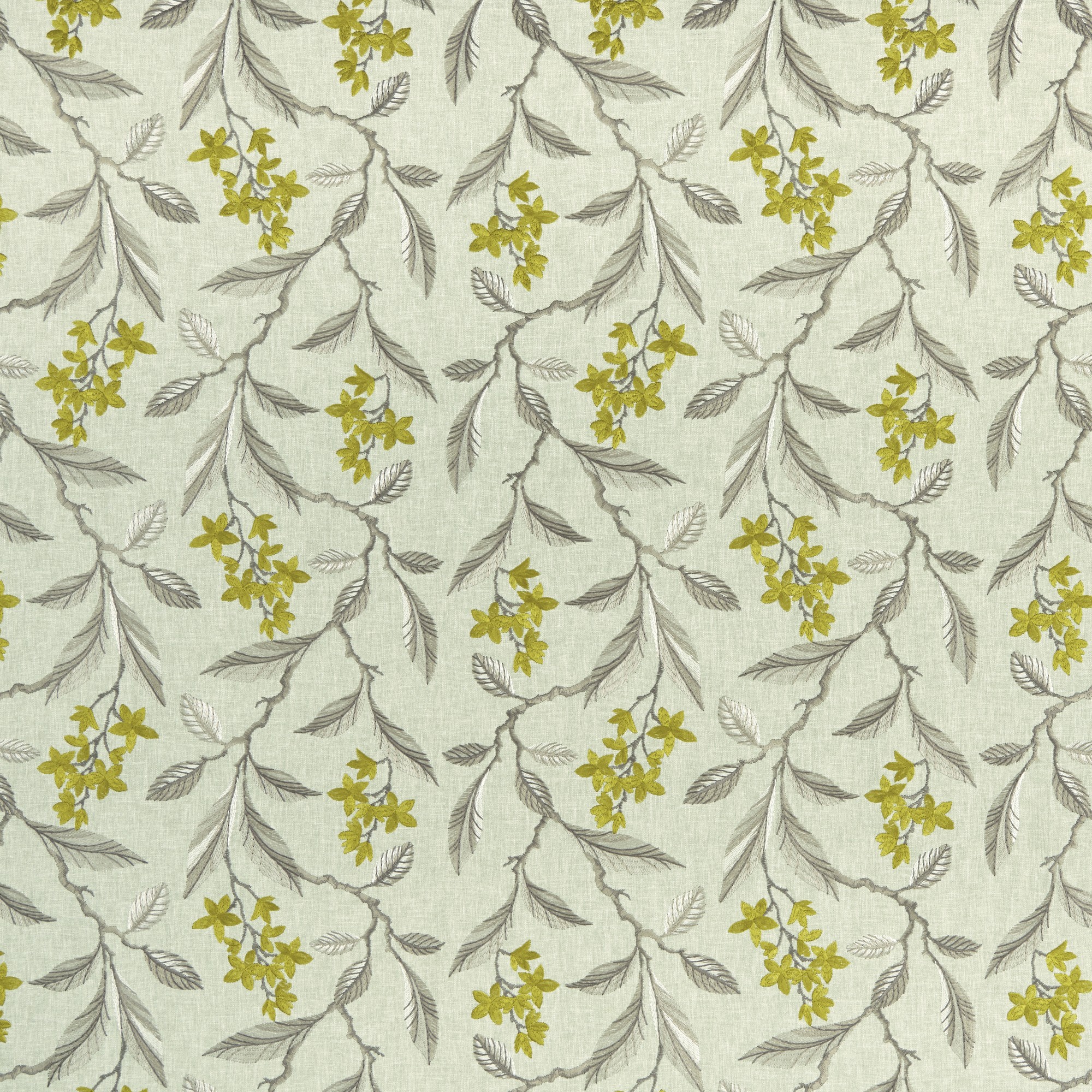 Melrose - Chartreuse fabric | Halcyon | Clarke & Clarke