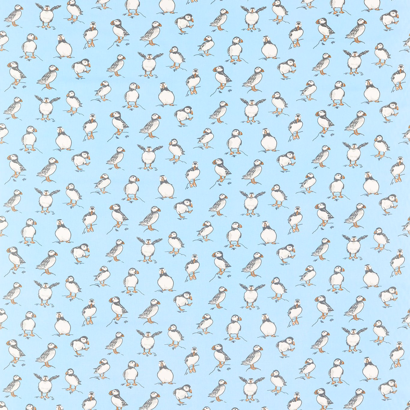 Atlantic - Powder Blue fabric | Montage | Clarke & Clarke