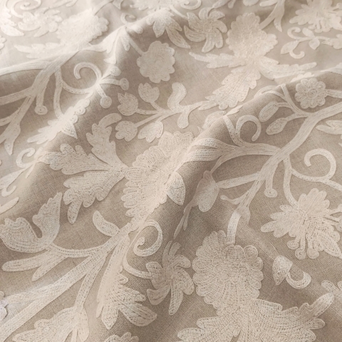 Cloth Parchment Ferahan-Linen - Parchment fabric | Karaja | Warwick