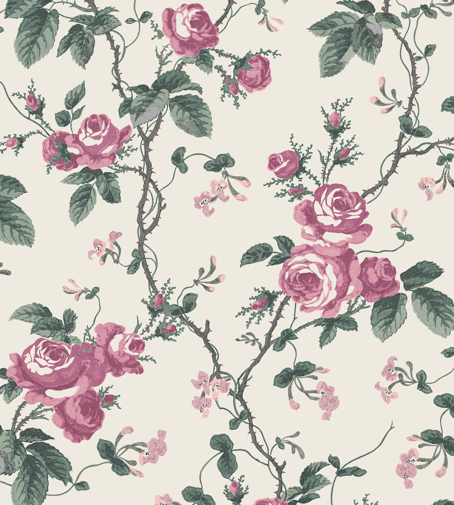 French Roses Background French Roses - Pink wallpaper | In Bloom | Borastapeter