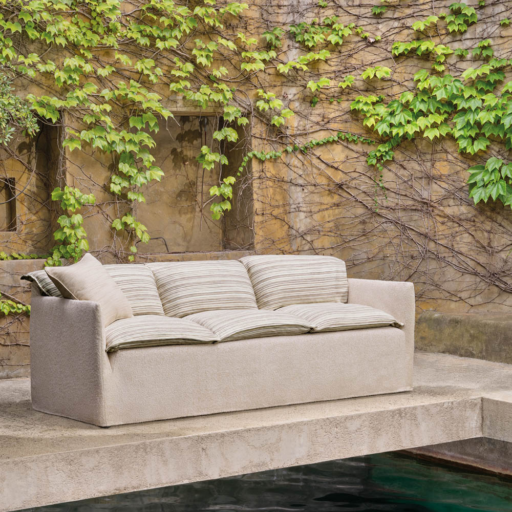 Golfe Juan Outdoor - Linen fabric | Riviera Indoor/Outdoor Fabrics ...