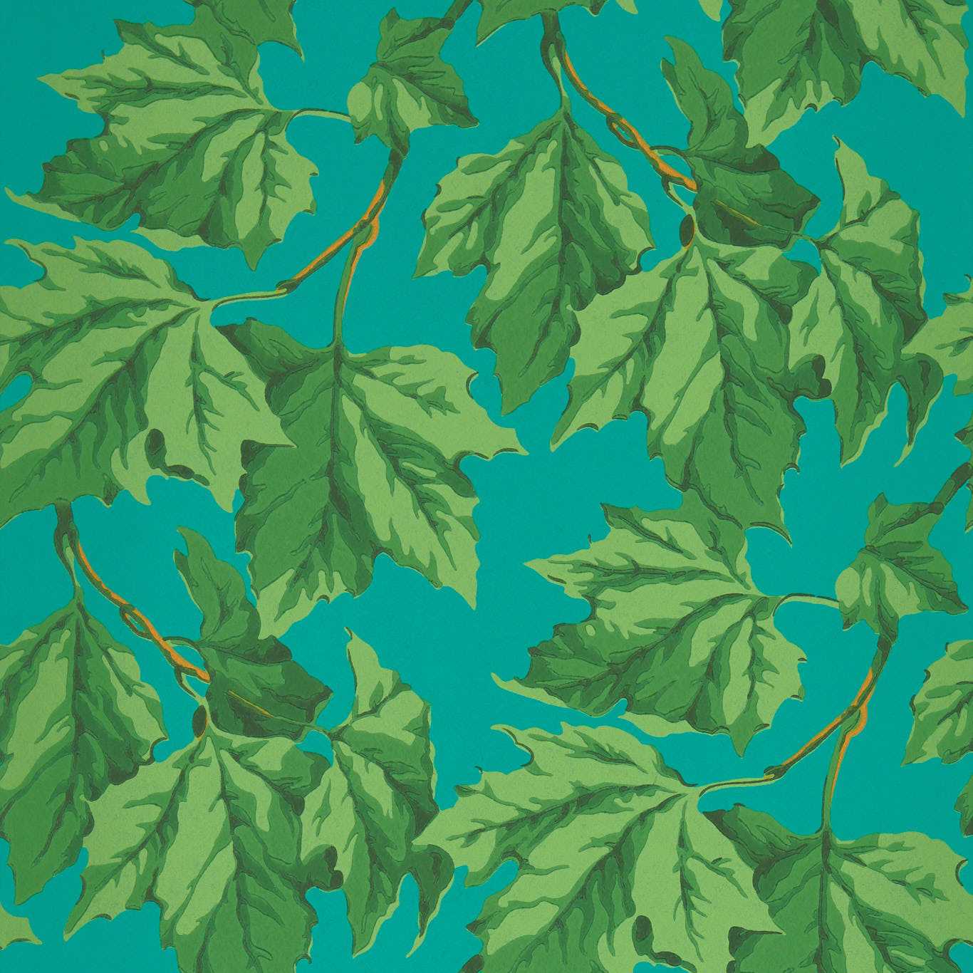 Dappled Leaf Emerald/Teal wallpaper Harlequin X Sophie Robinson