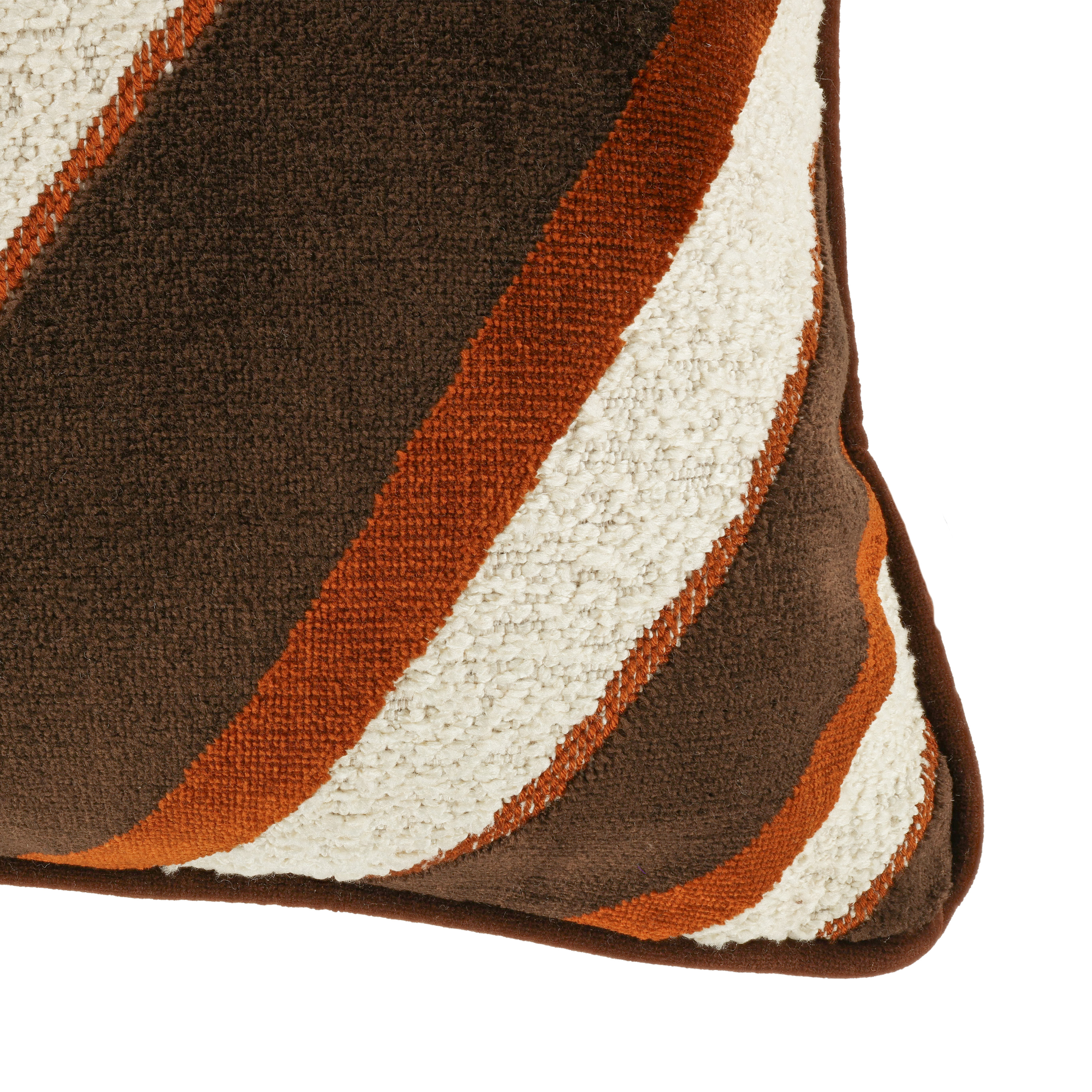 Zinc Textile - Melrose FR Cushion - Cognac | Patterned