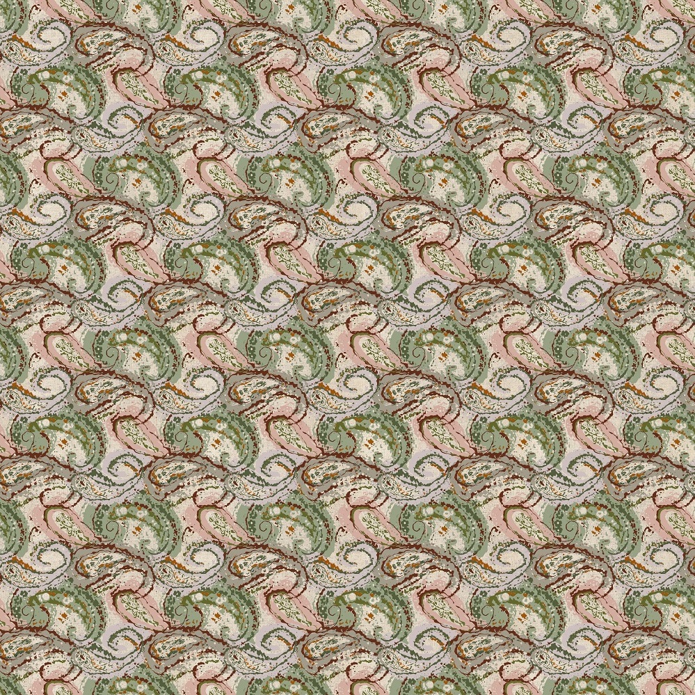 Nima - Earth fabric | Persian | Chess Designs