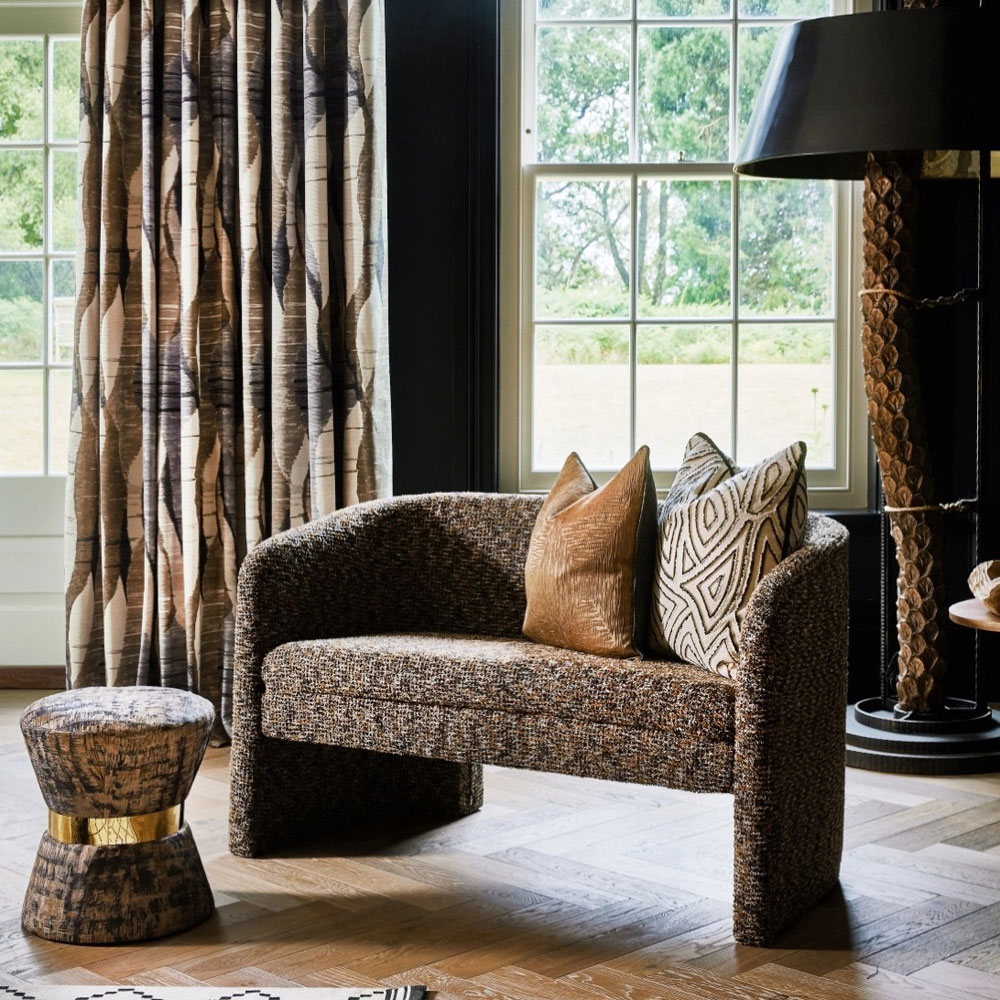 Rafiki - Raven fabric | Safari Fabrics | Prestigious Textiles