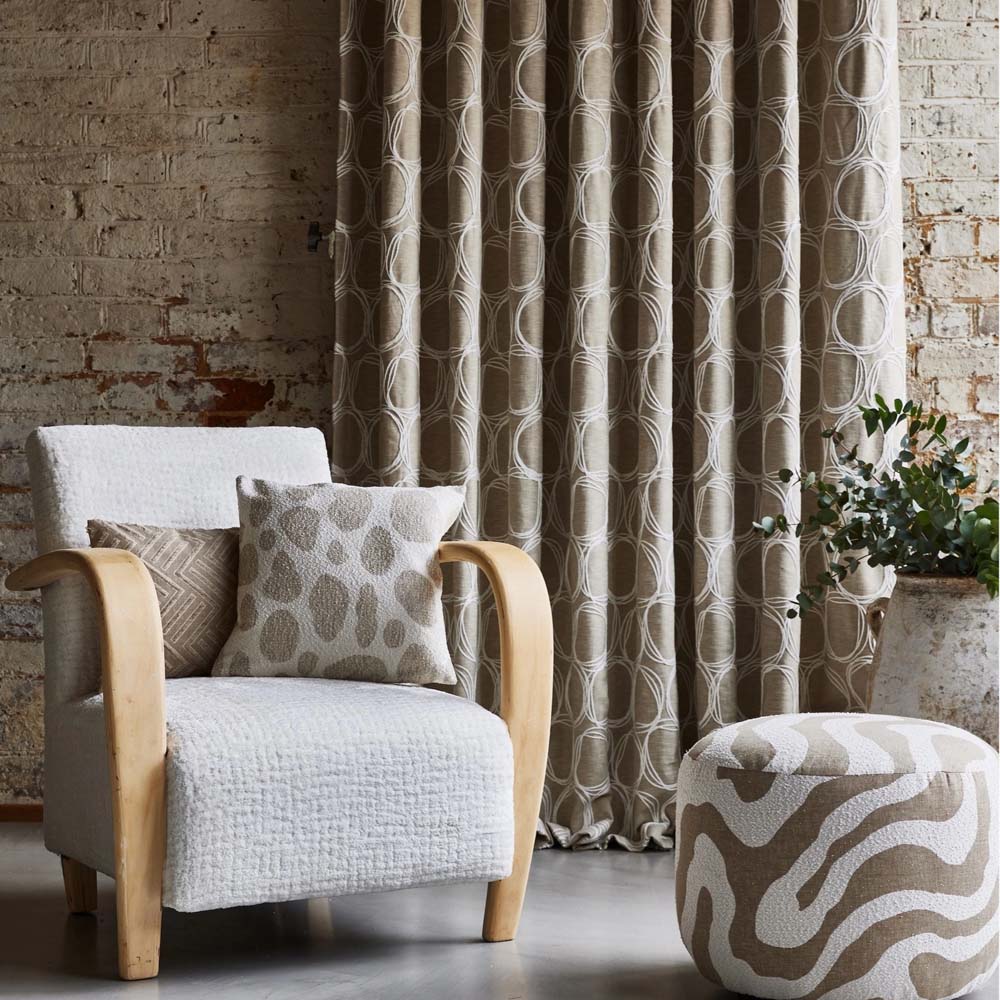 Iver Sandstone fabric Scandi Prestigious Textiles