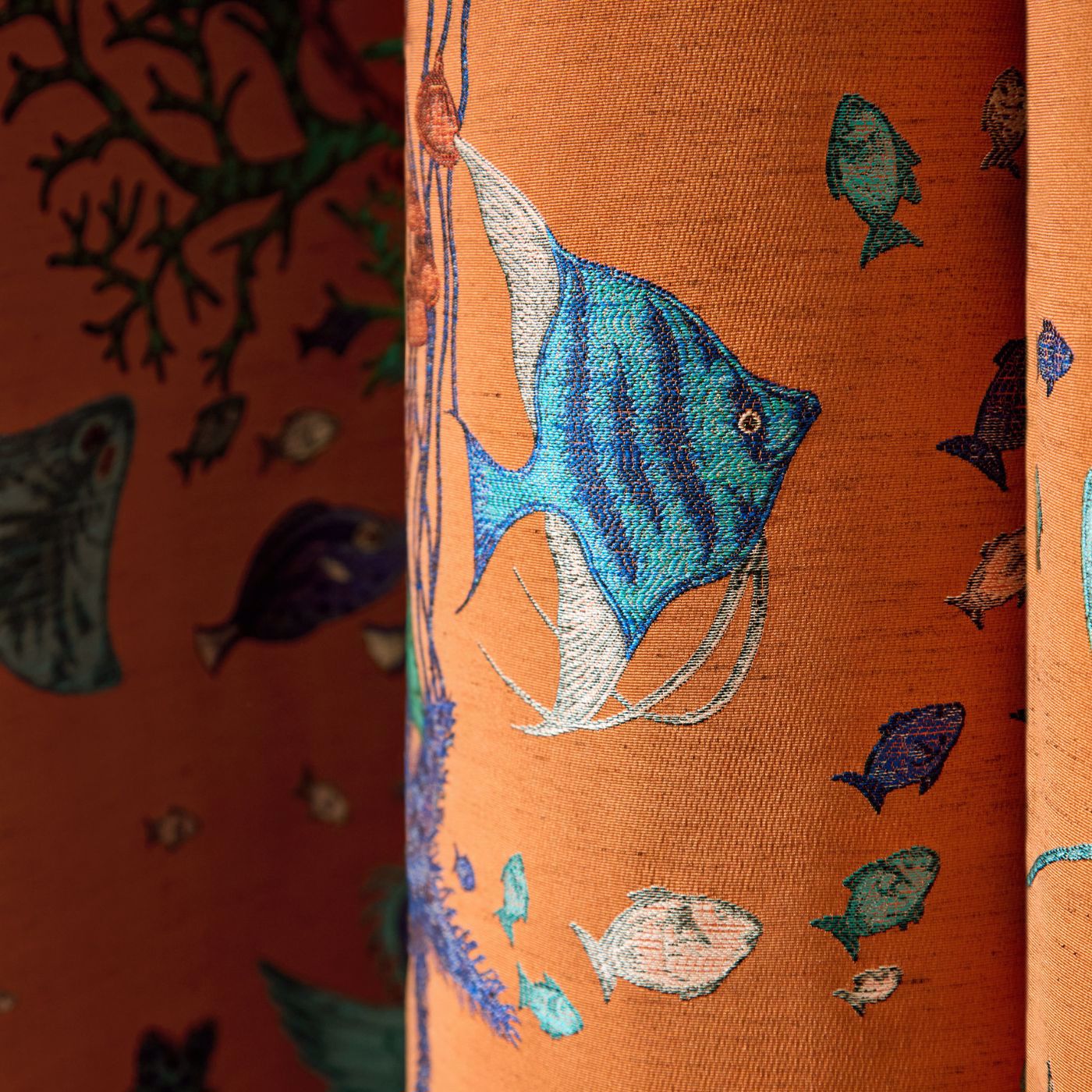 The Sun-Glow Peach Jacquard