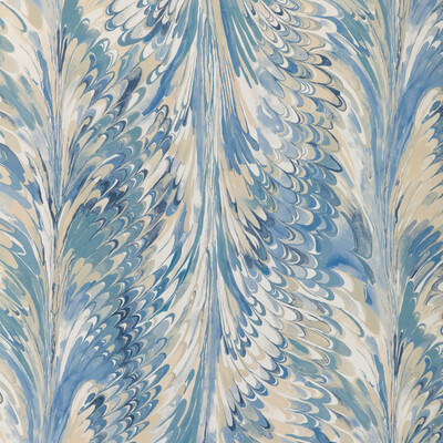Taplow Paper - Capri/Sky wallpaper | Garden Walk Wallcovering | Lee Jofa