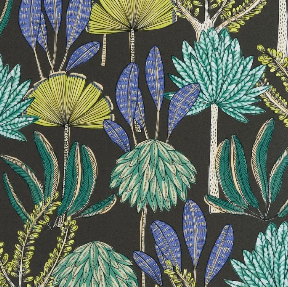 Bali Noir Vert wallpaper Wild Caselio — free download
