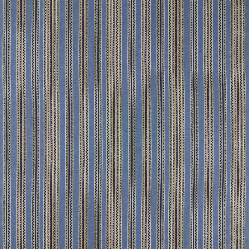 Bexleyheath Stripe - Woad fabric | The Unfinished Works Stripes ...