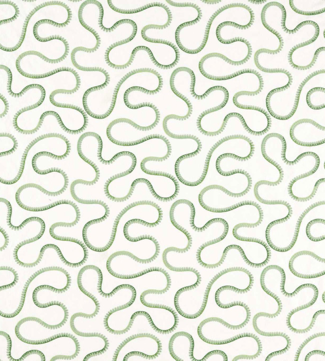 Bimble Embroidery - Pine fabric | Oakham Fabrics | Scion