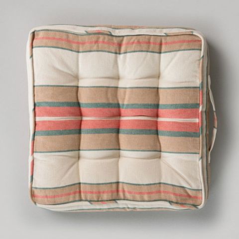 Herina Stripe Linen Chair Cushion