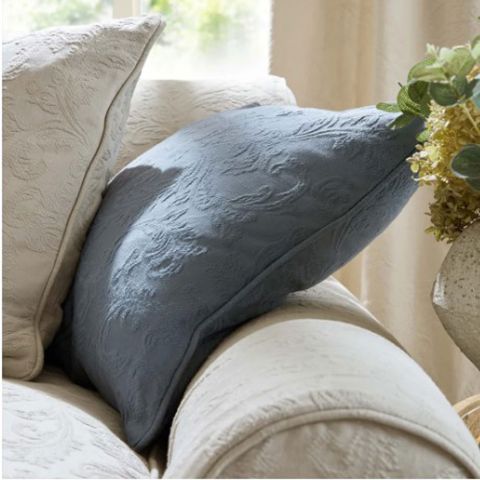 Rideaux Porter & Stone Pimlico – Aubergine – Tissu Chenille Feuille – 9 Cols – Neufs