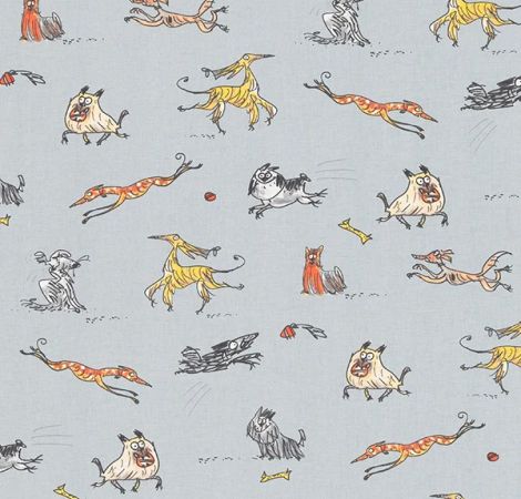 Happy Hounds Multi fabric