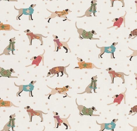 Dapper Dogs Natural fabric