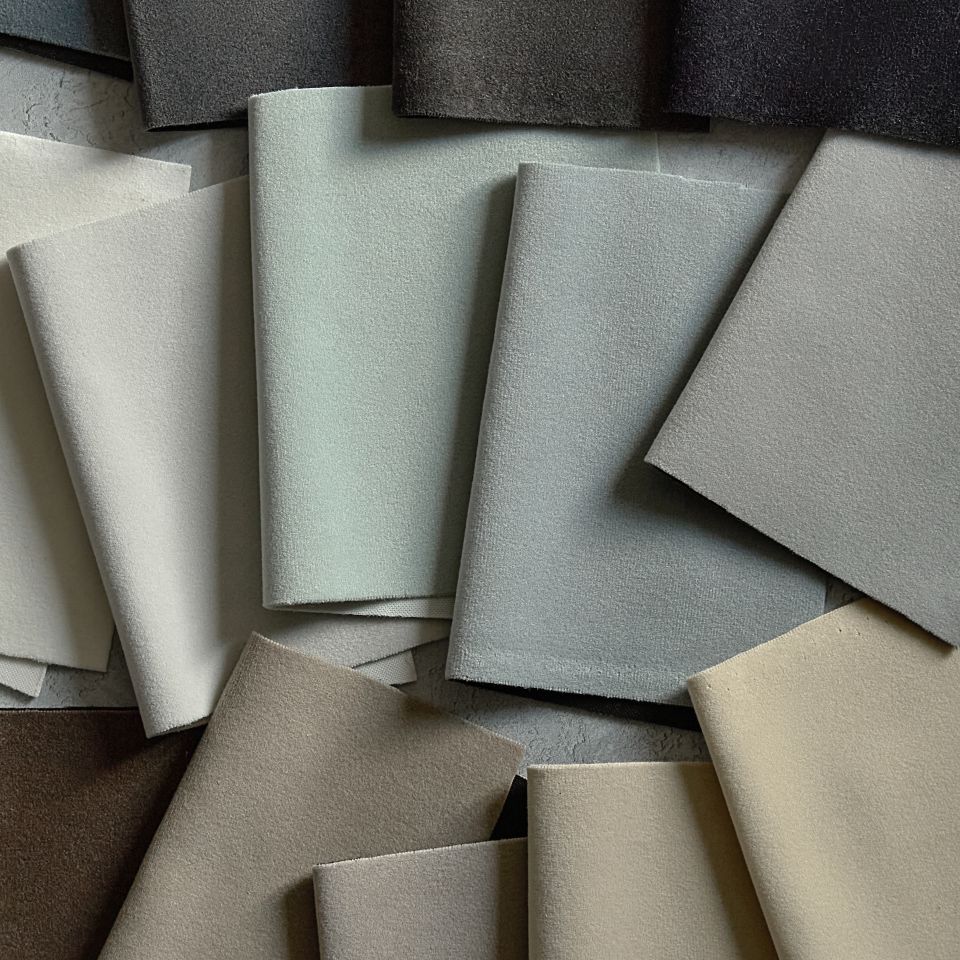 Performance Velvet Slate fabric Performance Velvets Harlequin