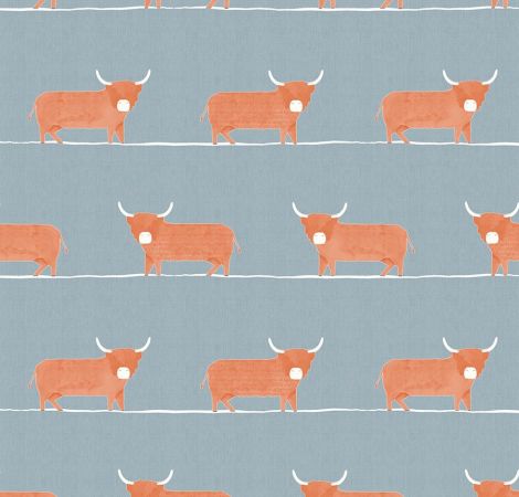 Dougal - Cornflower fabric