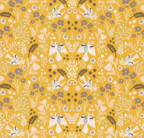 Folklore Ochre fabric