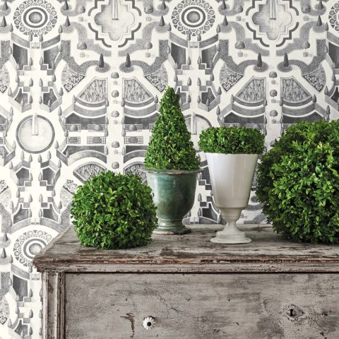 Topiary - Soot wallpaper