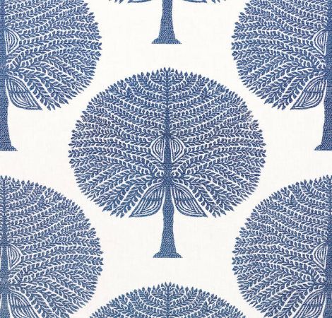 Mulberry Tree - Navy fabric