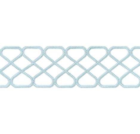 Thibaut Ripley Applique - Mist