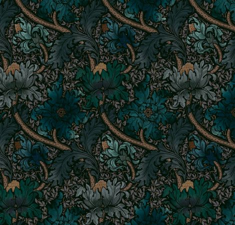 Morris Major - Peacock fabric