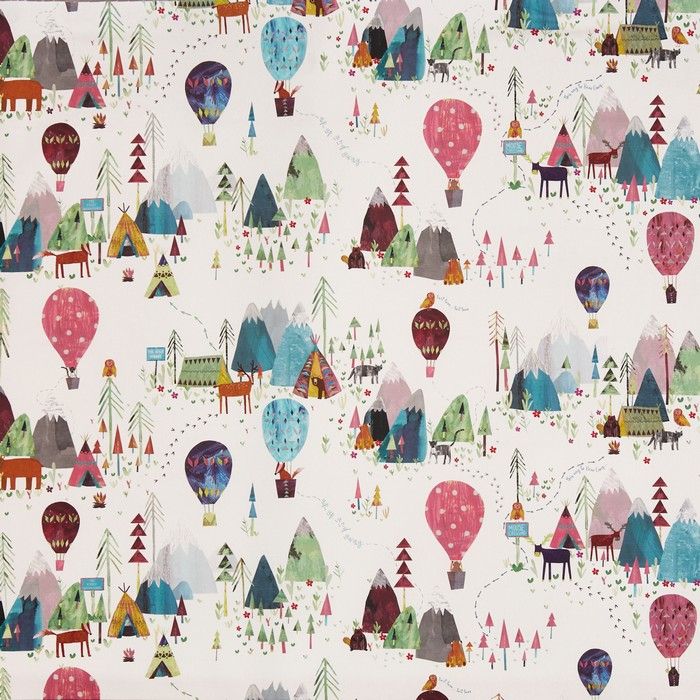 Away We Go Candyfloss fabric Big Adventure Prestigious Textiles
