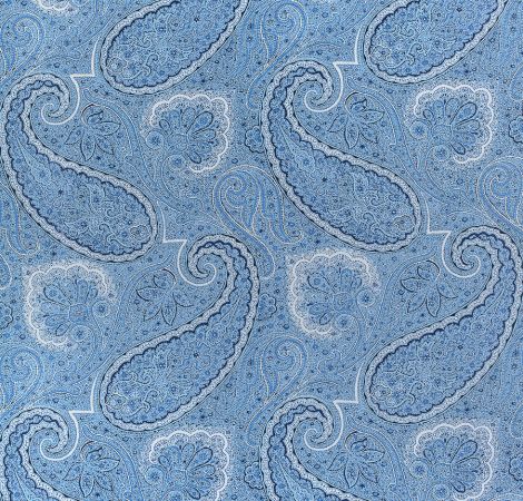 Sherrill Paisley - Blue/White fabric