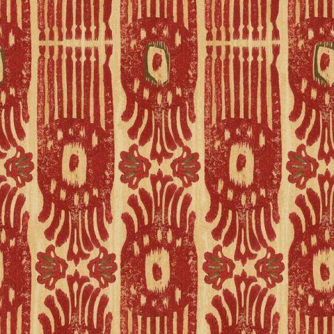 Tribal Ikat - Lava Red