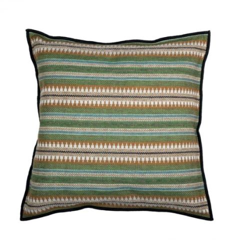 Housse De Coussin Serape - Ocre Vert Cushion
