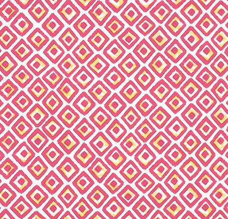 Indian Diamond - Pink fabric