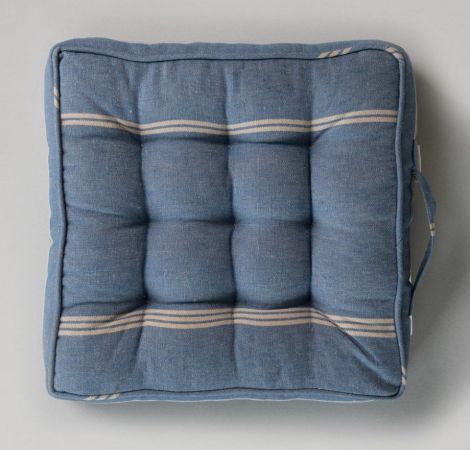 Katalin Stripe Linen Chair Cushion