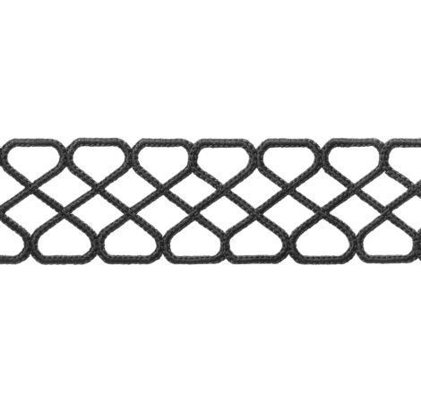 Thibaut Ripley Applique - Onyx