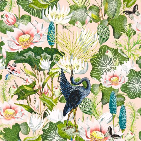Waterlily - Blush wallpaper