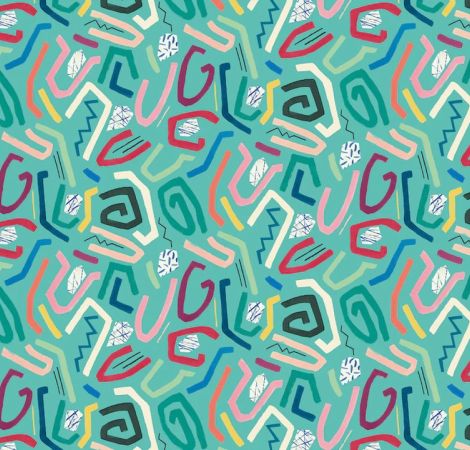 Squiggle - Aquamarine wallpaper