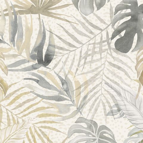 Tropica - Linen Stone wallpaper