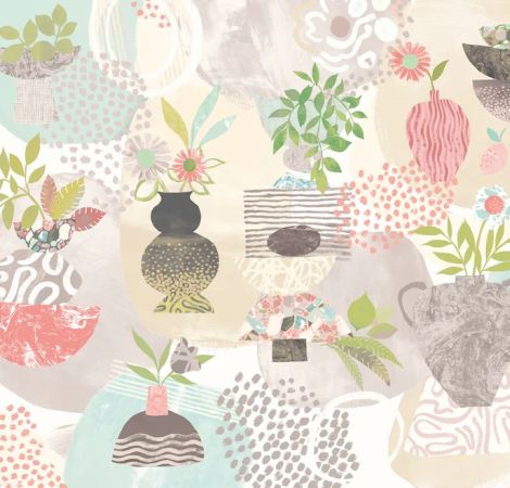 Abstract Fusion - Toasted Almond wallpaper