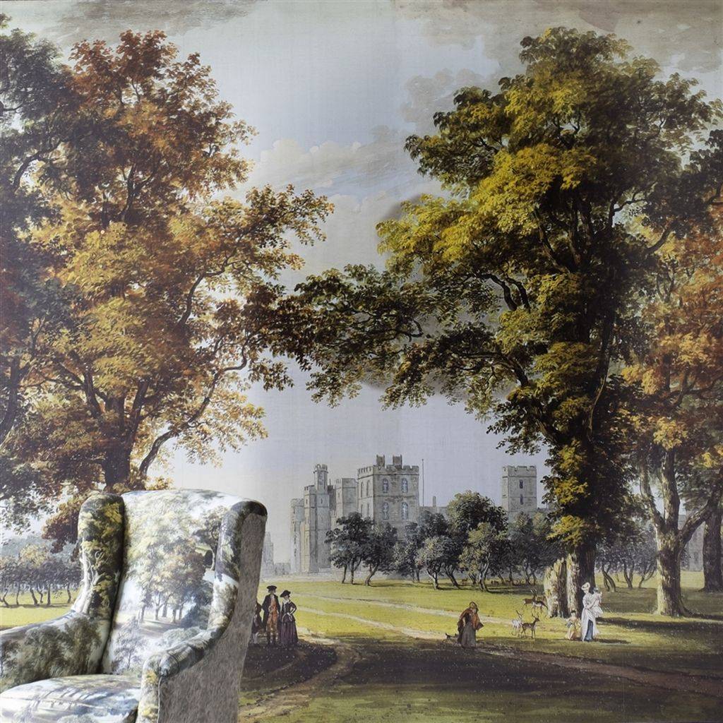 Great Park View Moss wallpaper Buckingham The Royal Collection