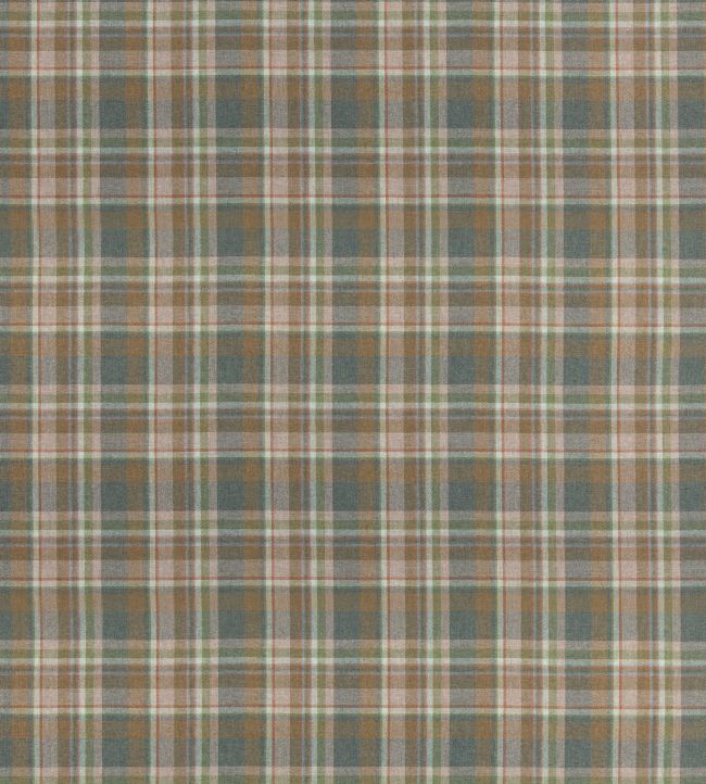 Lindisfarne Plaid - Lovat fabric | Wools V | Mulberry Home