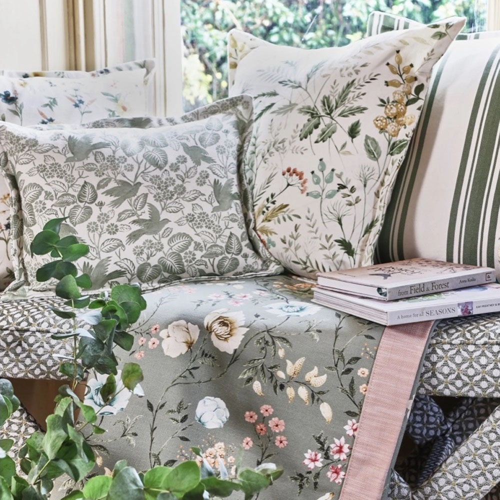 Willow Pattern Textiles Longmoor - Willow fabric | Sutton Park | Prestigious Textiles