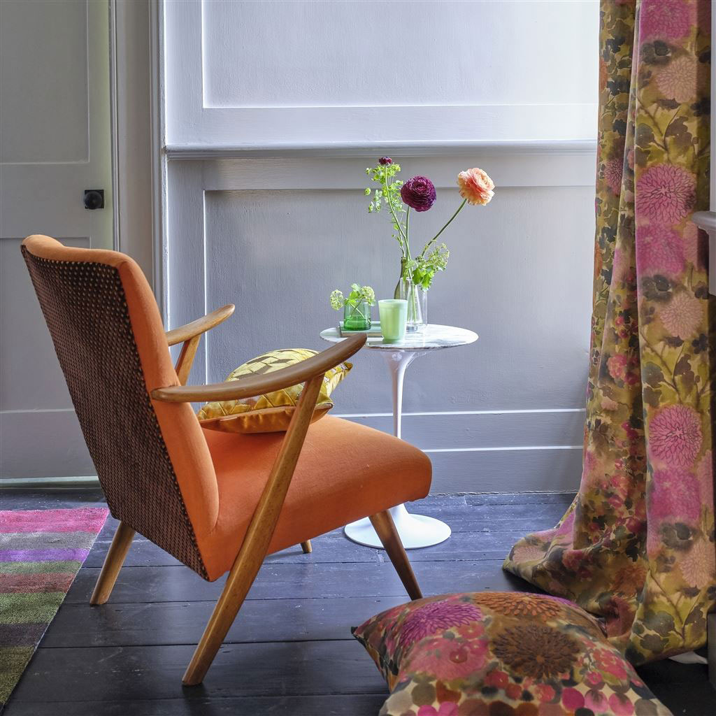 Portland - Raspberry fabric | Fitzrovia | Designers Guild