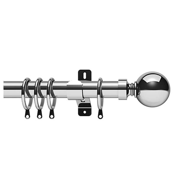 Swish Elements - Chrome 28mm Belgravia Pole Kit 