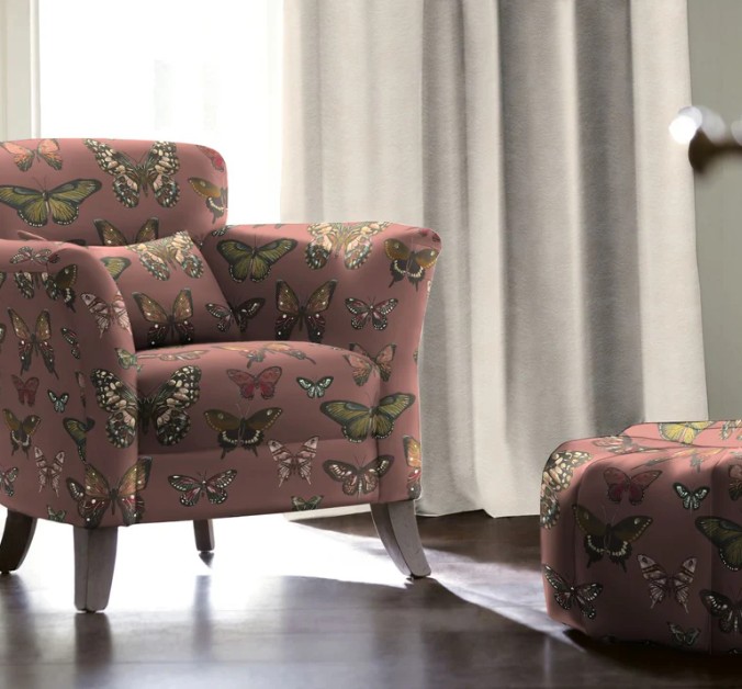 Taman - Rose 5 fabric | Java | Arley House